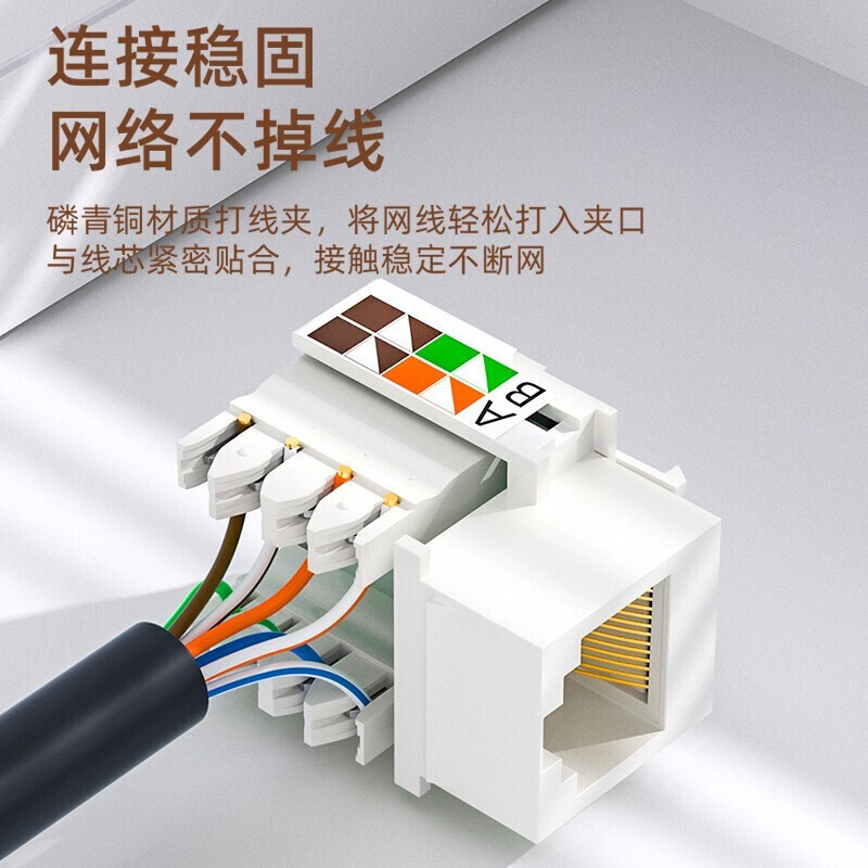 Production of more than five types of non-barrel modules, computer network modules, single-mouth shield network plugin modules