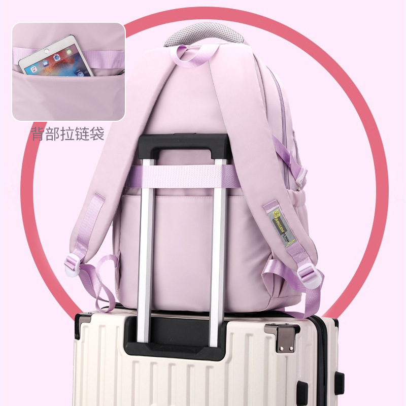 JLD's new cross-border, super light shoulder packs for high school girls, multi-purpose leisure junior high school bag