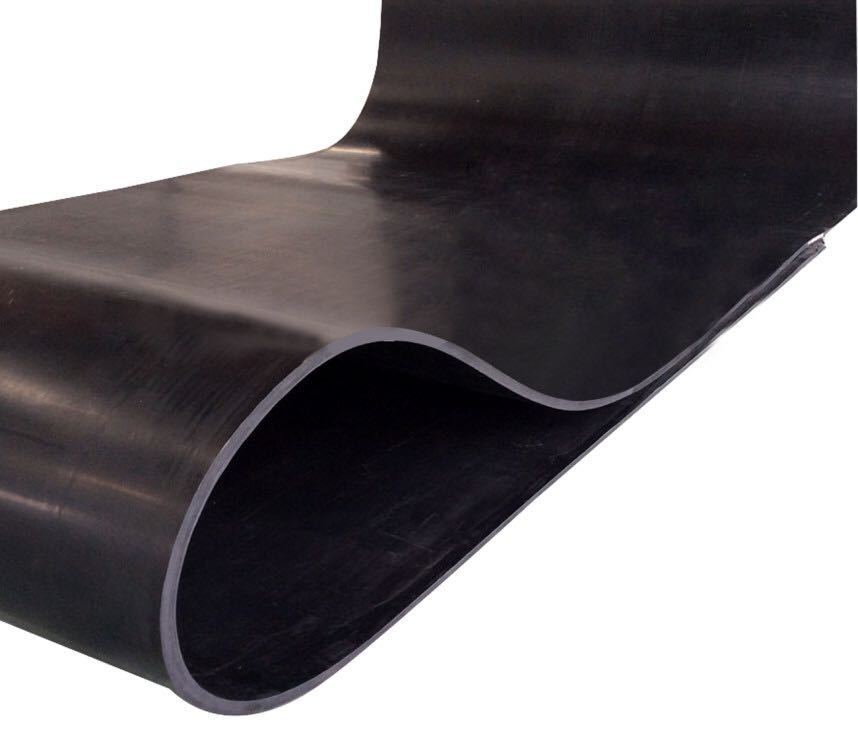 Black rubber plate, high-temperature rubber conveyor belt, acid-resistant alkali conveyor belt.