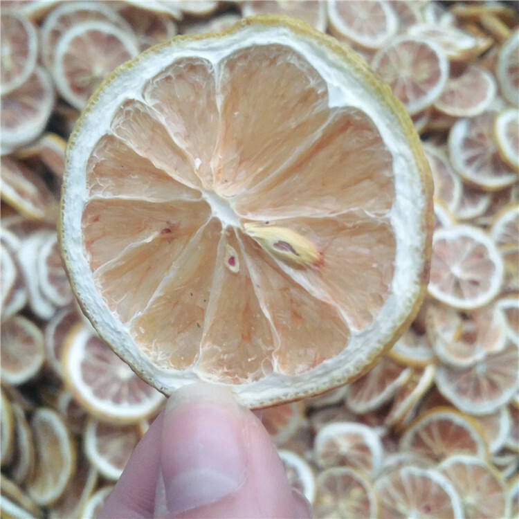 Fresh lemon dry, fresh lemon fruit tea, a package from the producer.