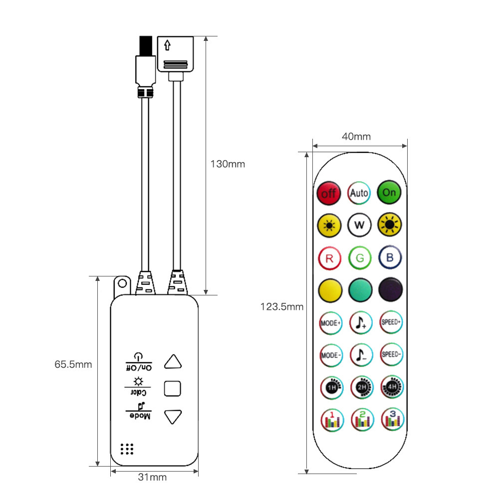 APP+Infrared Remote Control + 24 external microphone