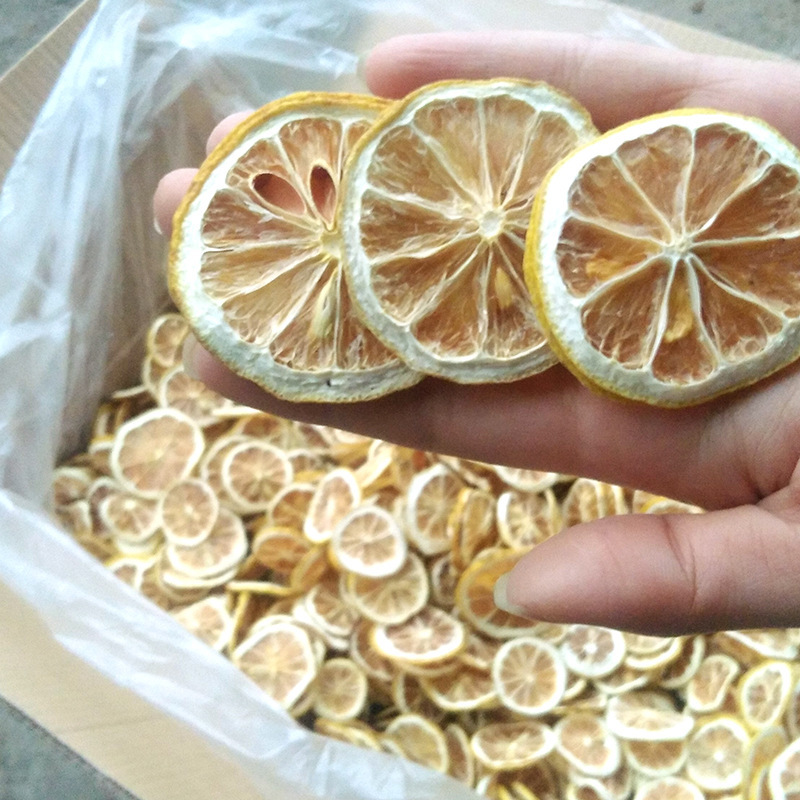 Fresh lemon dry, fresh lemon fruit tea, a package from the producer.