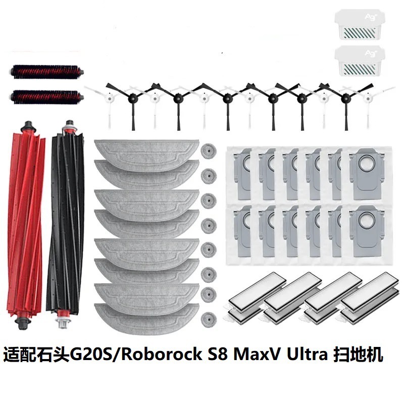 S8 maxv ultra / G20S sweeper fittings roll-on and net-cleaning dust bags