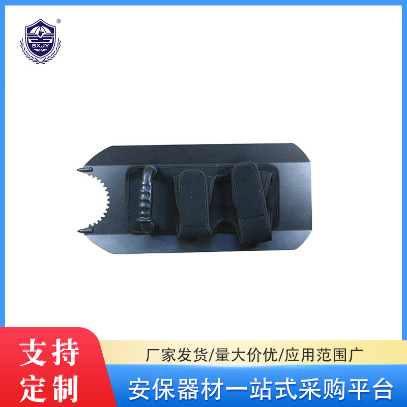 The manufacturer customizes a serrated mouthband lamp for riot shield aluminum alloy shield with multi-purpose security.