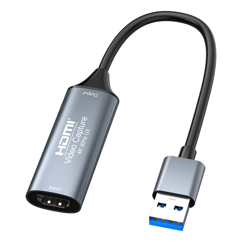 工厂直售4Kusb3.0视频采集卡 MS2130芯片直播录制支持YUY2格式