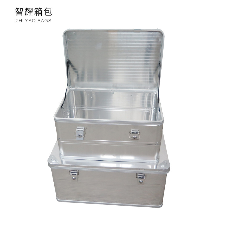 Three sets of specialized toolbox full of aluminum alloy.