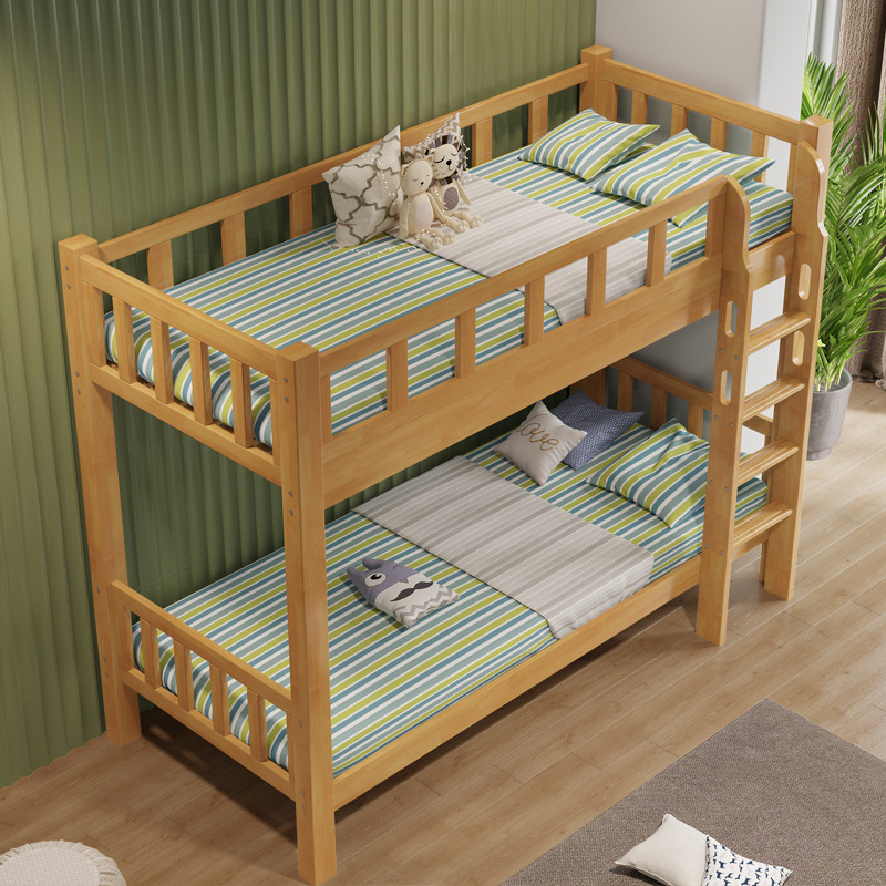 Up and down one metre of bed, full of wood, multi-purpose children up and out of bed.