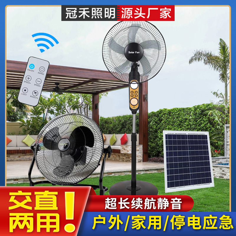 A solar fan with a zero-fee-free fan for the coronary thermal sale.