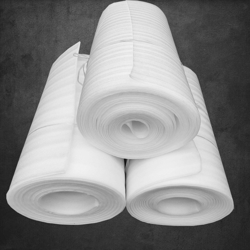 White pearl rolls of one metre wide, dense pearl cotton epe soft foam sheet, tremors reduction packaging