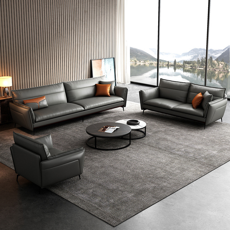 One hundred and twenty-three combinations of very simple, very luxurious couches, straight hair for a modern small-house factory.