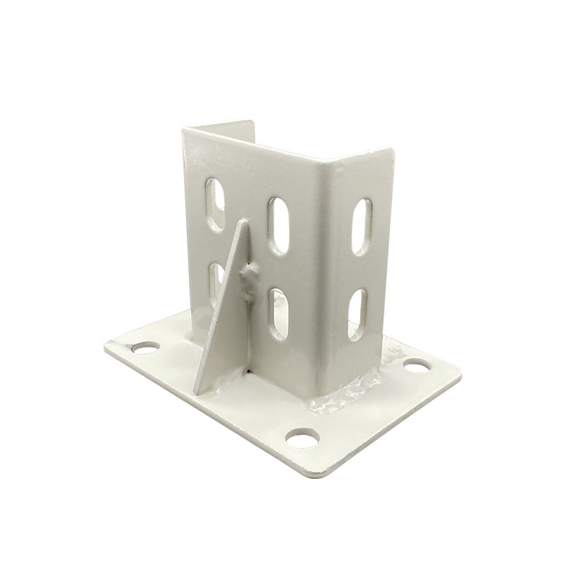 Quadrant foot fixed base, parts for industrial aluminium.