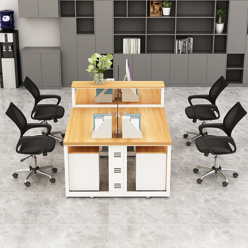 The factory customised office furniture, computer desk and chair combination staff briefly cut off a single 4-6-person desk