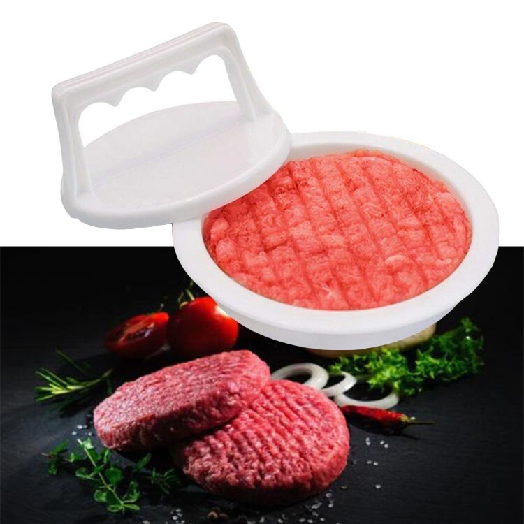 White plastic, hand-pressed meatloaf molds, burgers, meatloaf tools, pancakes, cross-border.