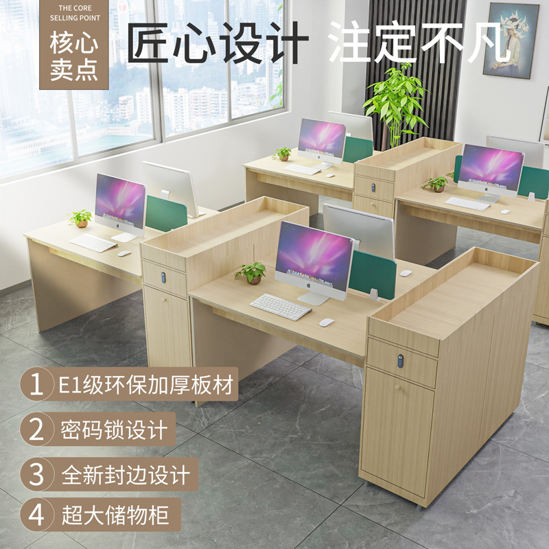 Customizing office furniture, tables and chairs with staff sheets/two/4-6 manual computer card desks