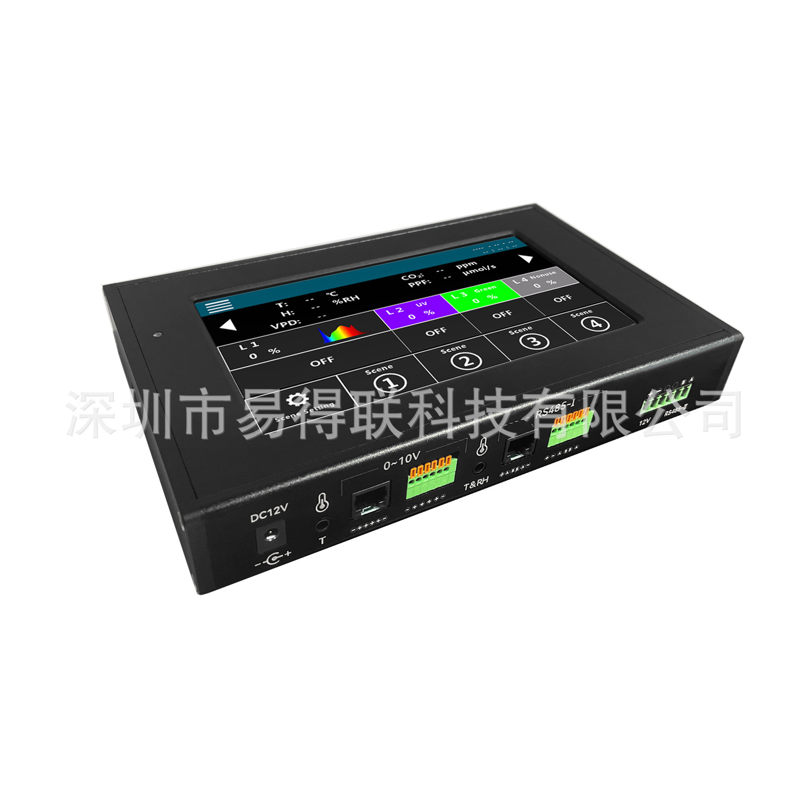 Plant light controller Multi-road controller CO2 monitoring Multi-functional light controller