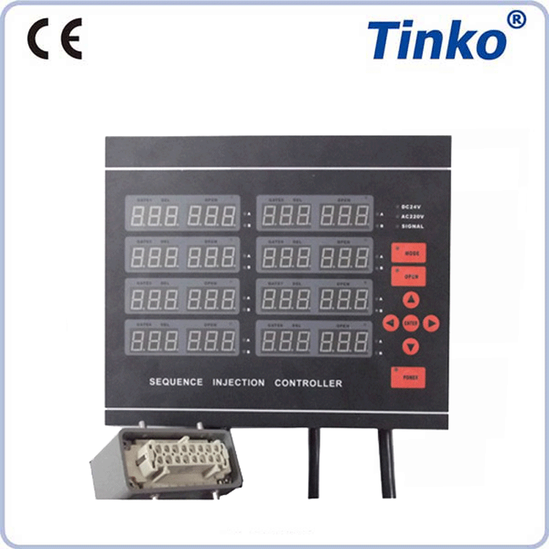 Tinko 8 thermal flow valves/prime valve time series controller, needle valve time series controller