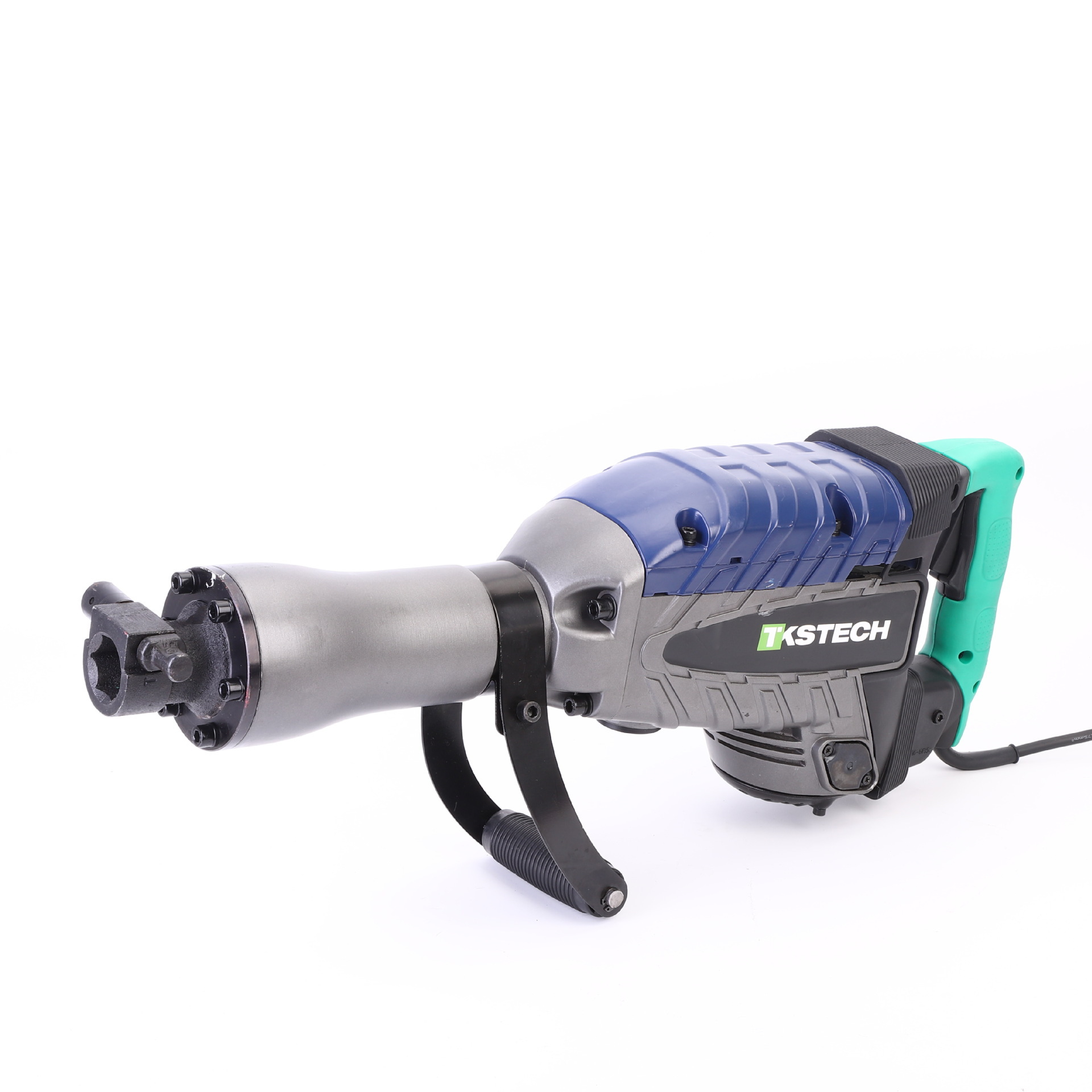 New power to open a wall to break up a mud-and-earth electric drill.