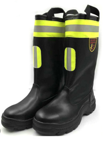 Firefighter protection boots.