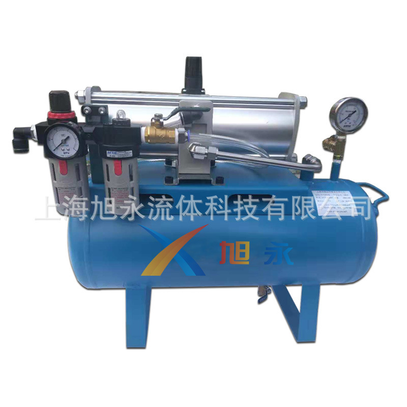 Direct piston air compressor booster pump, double and four times air multiplier.