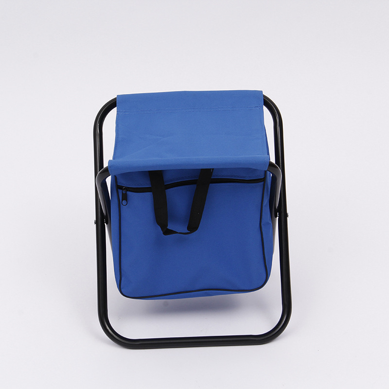 The manufacturer customises a Korean metal folding chair to carry a beach chair.