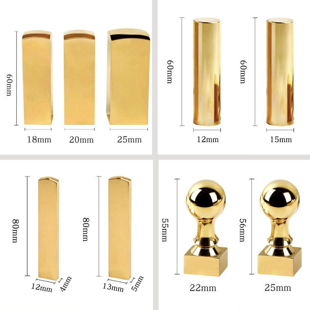 Nhà sản xuất bán con dấu đồng, bộ sưu tập tròn được gọi là con dấu đồng, với chữ ký của con dấu bằng đồng.