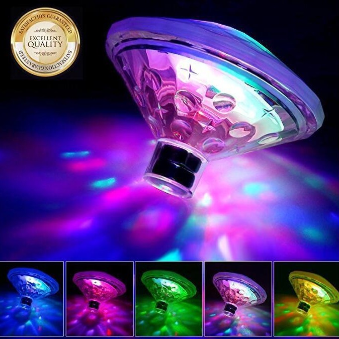 LED Bathtub light, baby bathtub light, floating tubtray light, seven colors glowing.