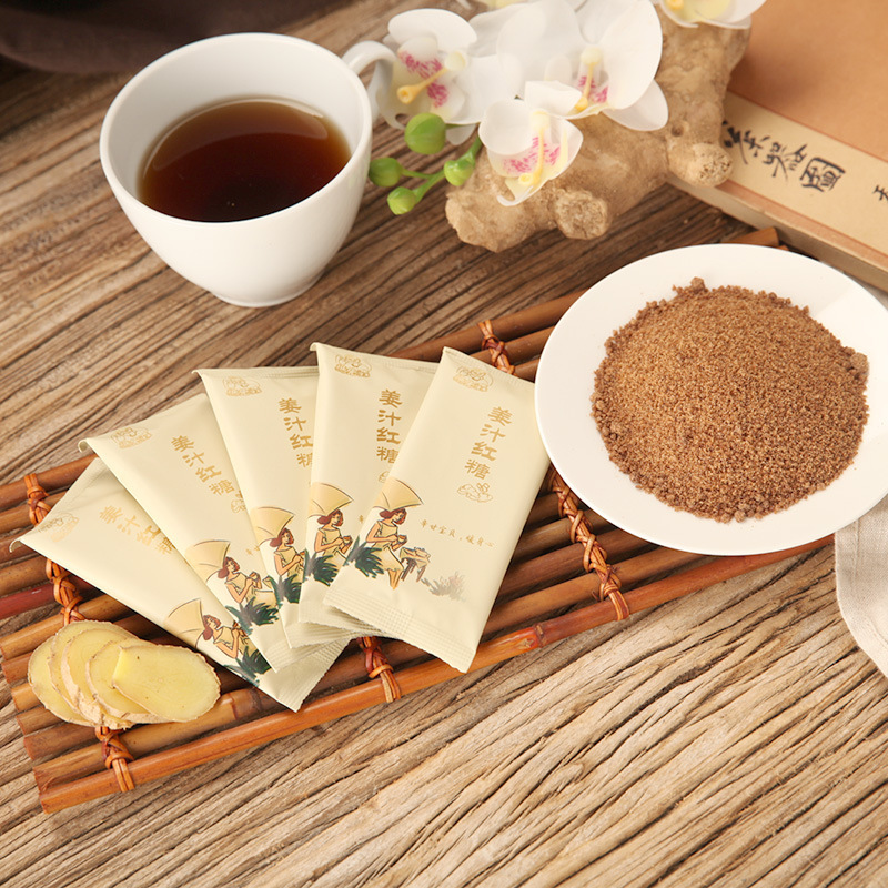 Tập đoàn đường Guangxi, một gói đường đỏ, là uống trà đường đỏ từ Guangxi.