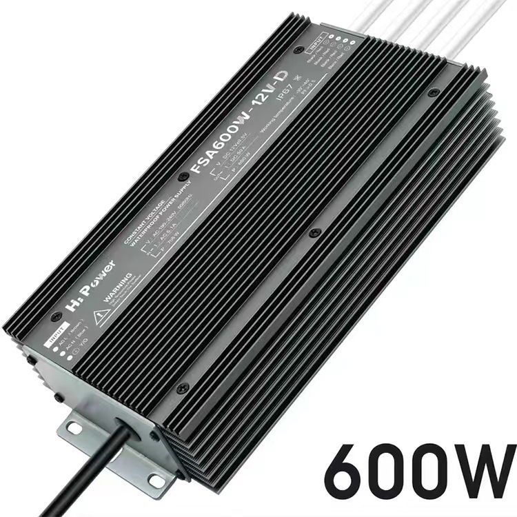 전압: 12V24V 수력 전기 12V60W100W150W300WW400W600 W 전원 IP67