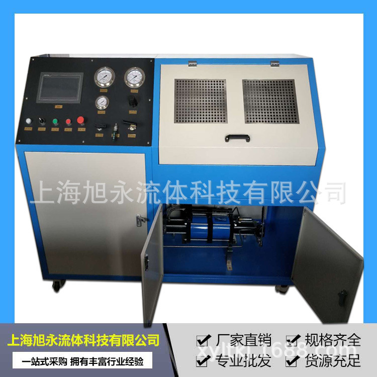 Specialized air-conditioning tube blast tester, self-pulsive exhaust test table for tubes.