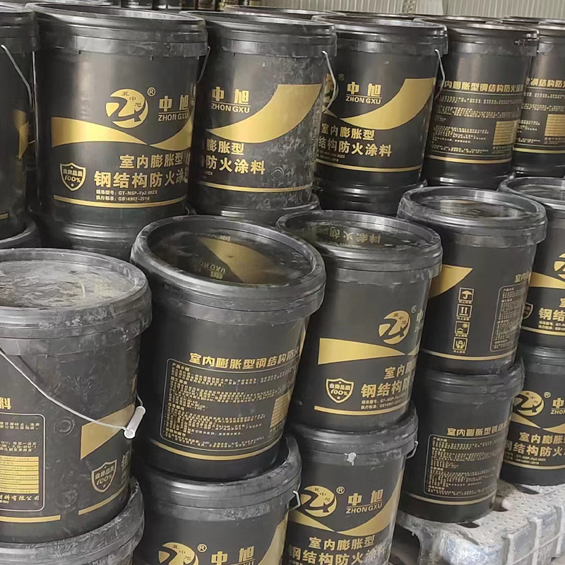Fireproof paints for fireproof steel structures in expansion.