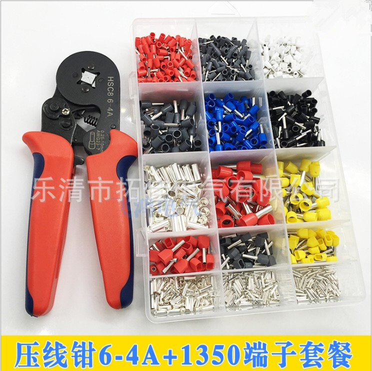 Double-colour European plier multi-purpose pressure liner hand-to-hand tool 6-4A+1350 suit