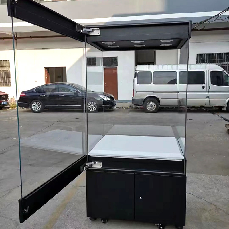 The steel glass transparency display cabinet, the museum jewelry display cabinet, the antique display cabinet.