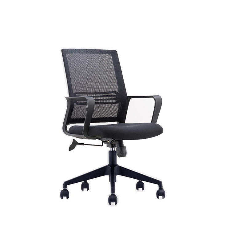 Direct sale of steel-coated foot office chairs, fixed-hand-on-wire pent-up office clerks rely on the back chair