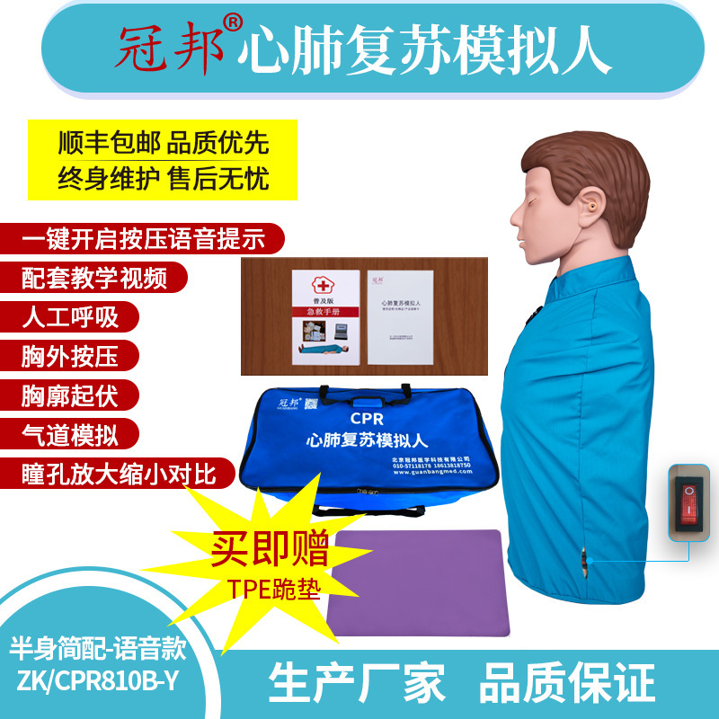 CPR training model for CPR resuscitation simulator