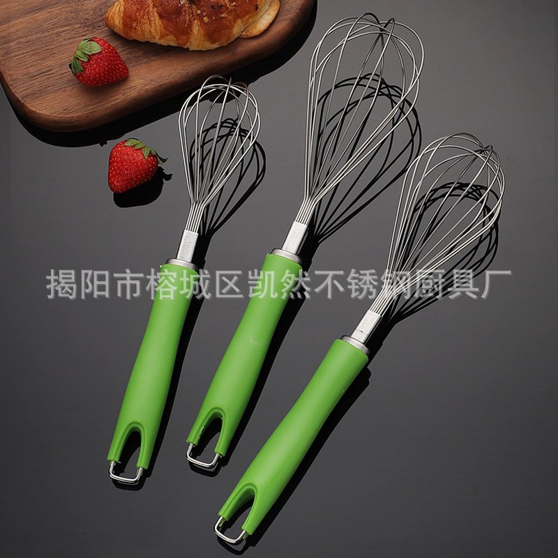 A small kitchen tool for stainless steel green purple-handed egg-beater pizzle-crumbing cakes