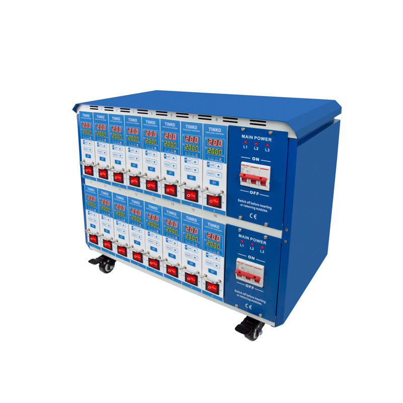 The original supply is for 12 networked thermo-flow temperature control boxes, network-based acoustic moulds, temperature control boxes.