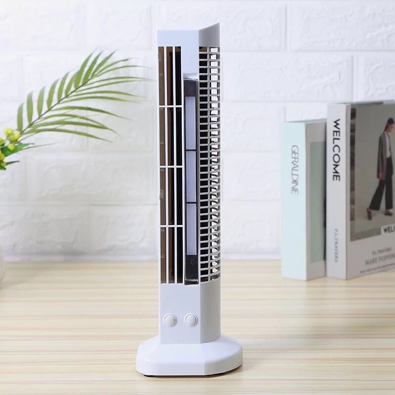 Mini Tower fan Usb fan Usb leafless fan home with a light desktop fan