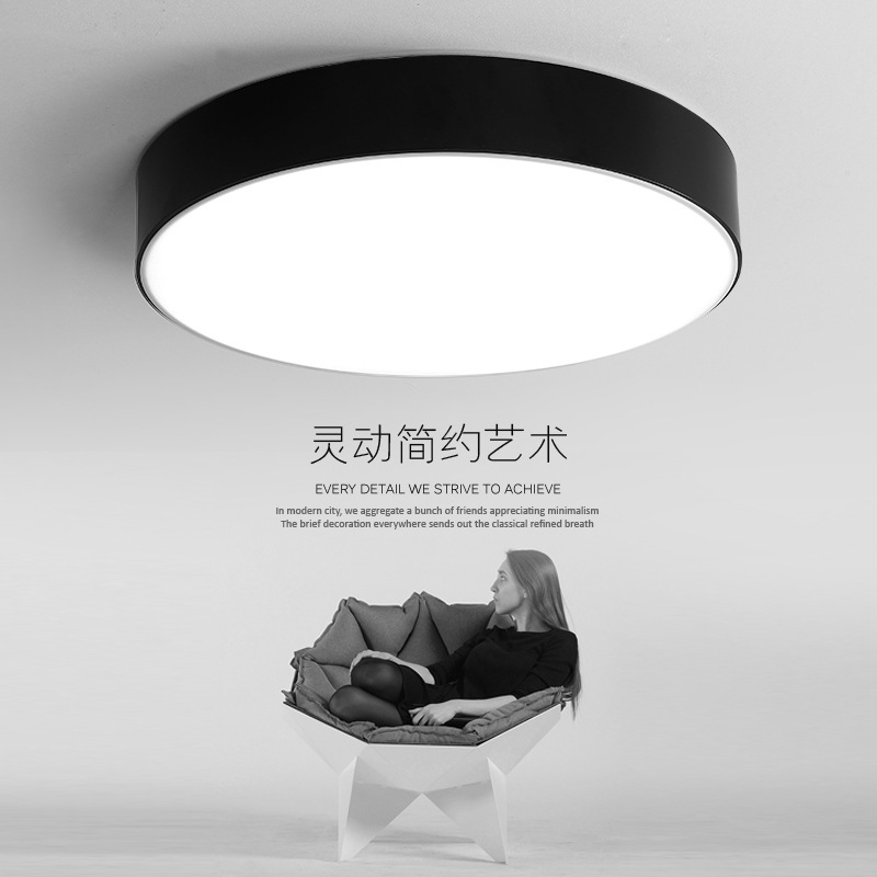 LED round dot light modern, simple bedroom dining room light Nordian living room passper balcony lamp