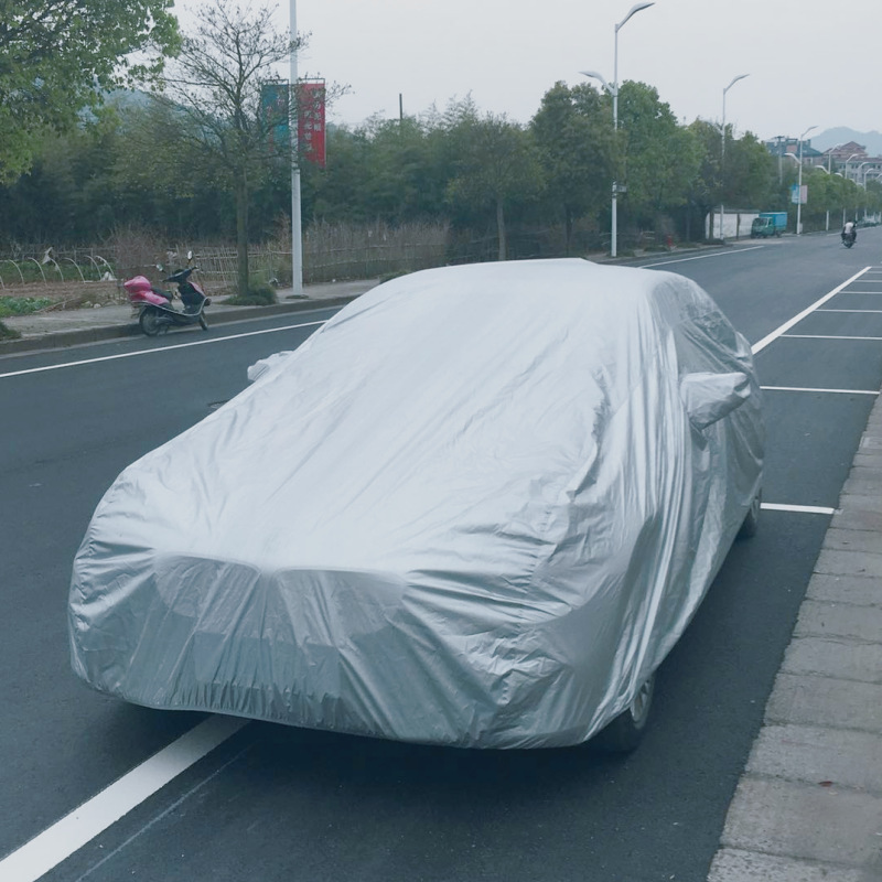 Cross-border bursting 170T silver, general-purpose car hoods, rain, dust, sun.