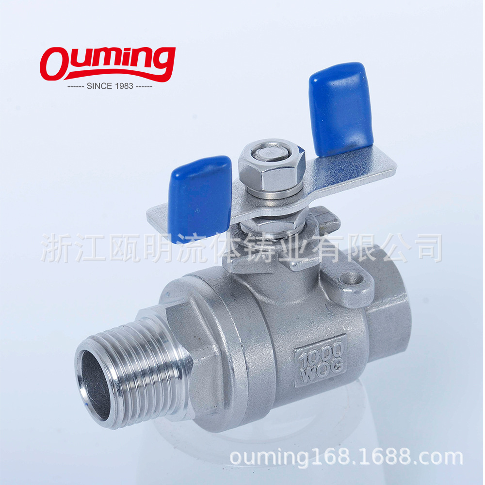 Heavy and thick stainless wire mouth valves, 304 stainless steel, two internal and external screwdriver valves.