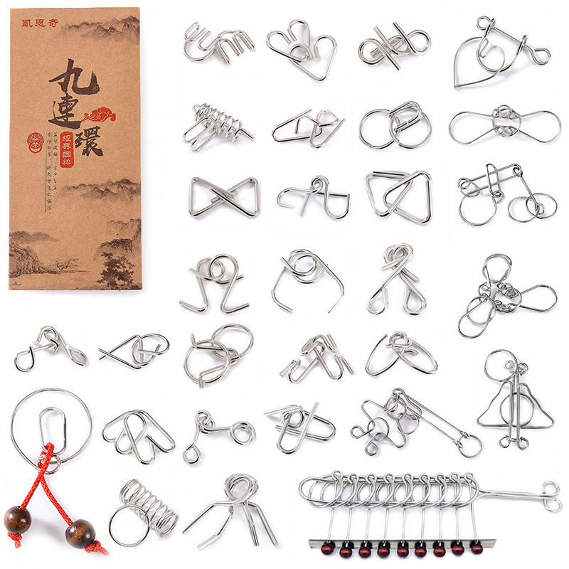 An intellectual decompression set of 30 packs of a student's metal-enabled children's toy leisurely decompression.