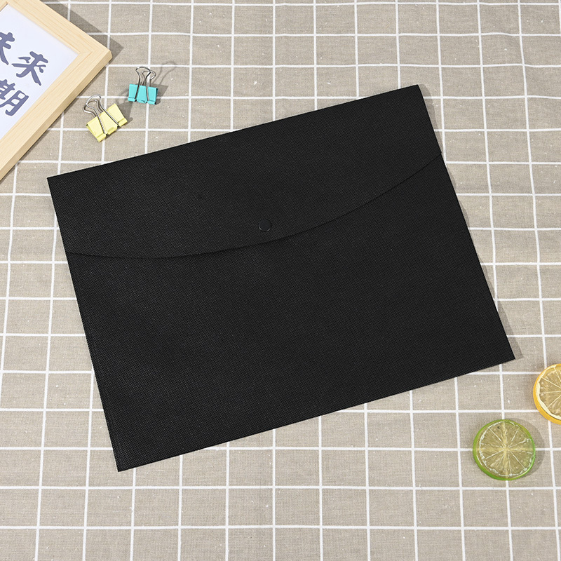 無紡布服裝袋現貨批發 廣告宣傳袋文件袋皮具防塵按扣包裝袋定 制