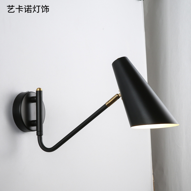 Northern Rotating Bedhead Lights with a simple, modern creative bedroom light swinger living room with a reader switch