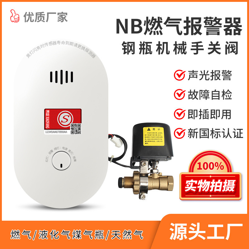 Air-fired gas leak detector wired gas alarm 12V