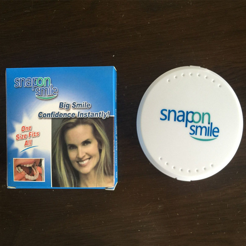 The new snaponsmile imitates the teeth on and off.