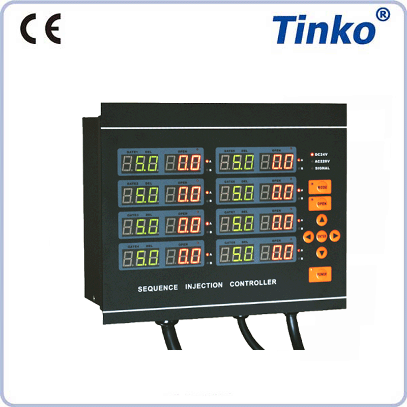 Tinko 8 thermal flow valves/prime valve time series controller, needle valve time series controller