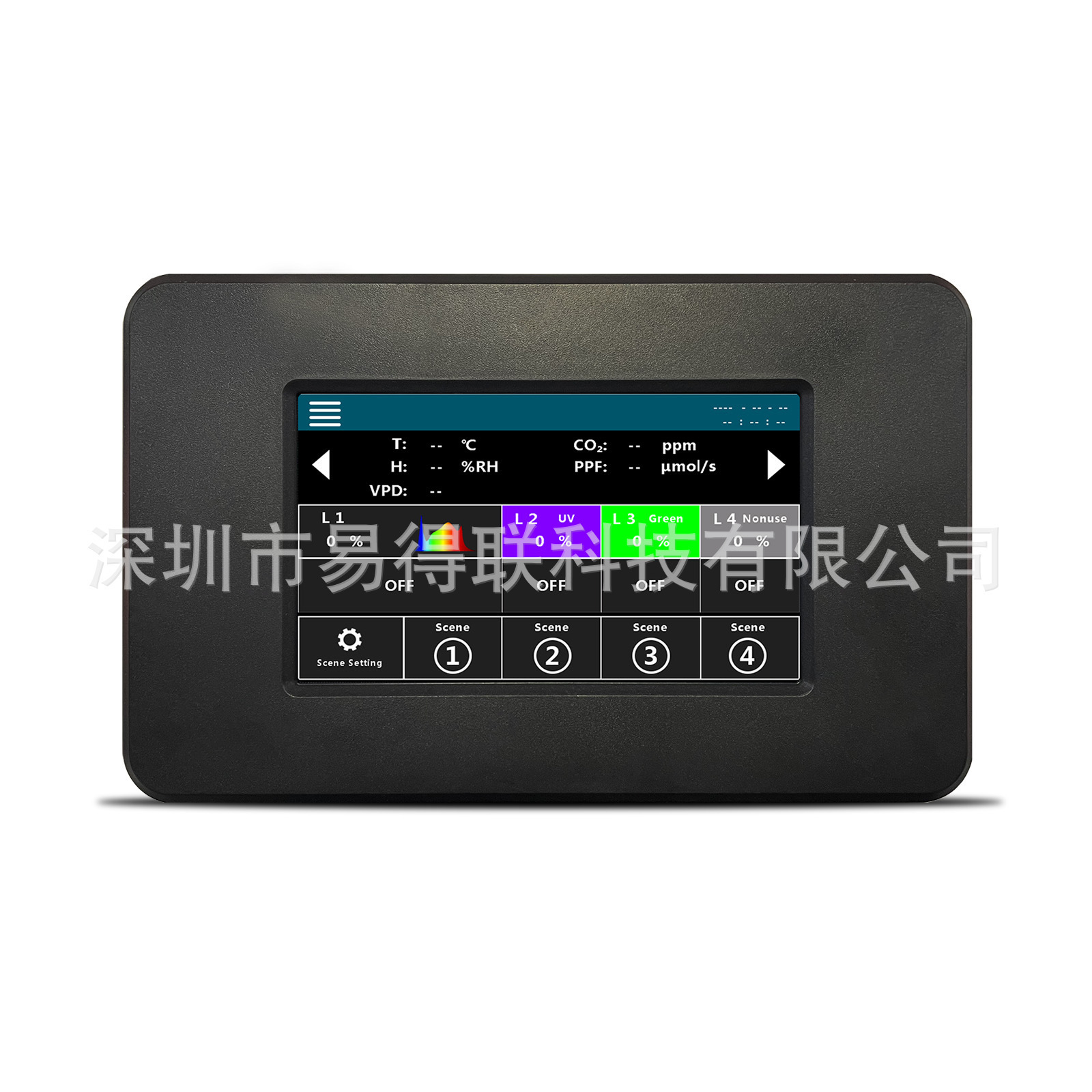 Plant light controller, multi-road light controller, carbon dioxide radiator, smart controller