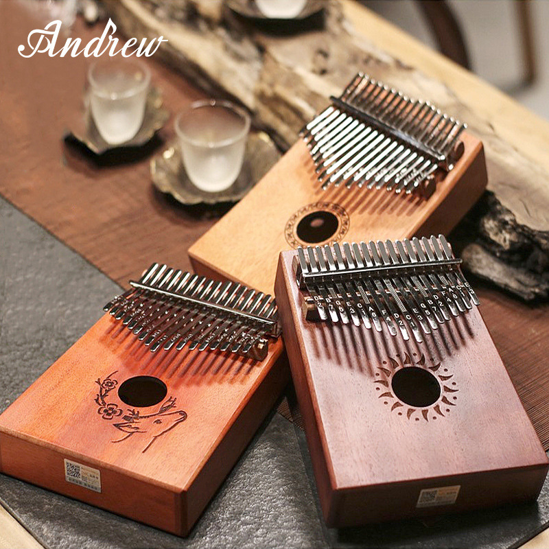 The thumb andrew Kalimba kalimba 17s 21s Peach core first finger piano instrument