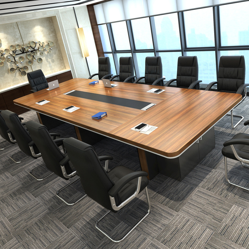 Conference tables, tables and chairs, modern and condensed meeting rooms, long desk desks, training desk furniture mix