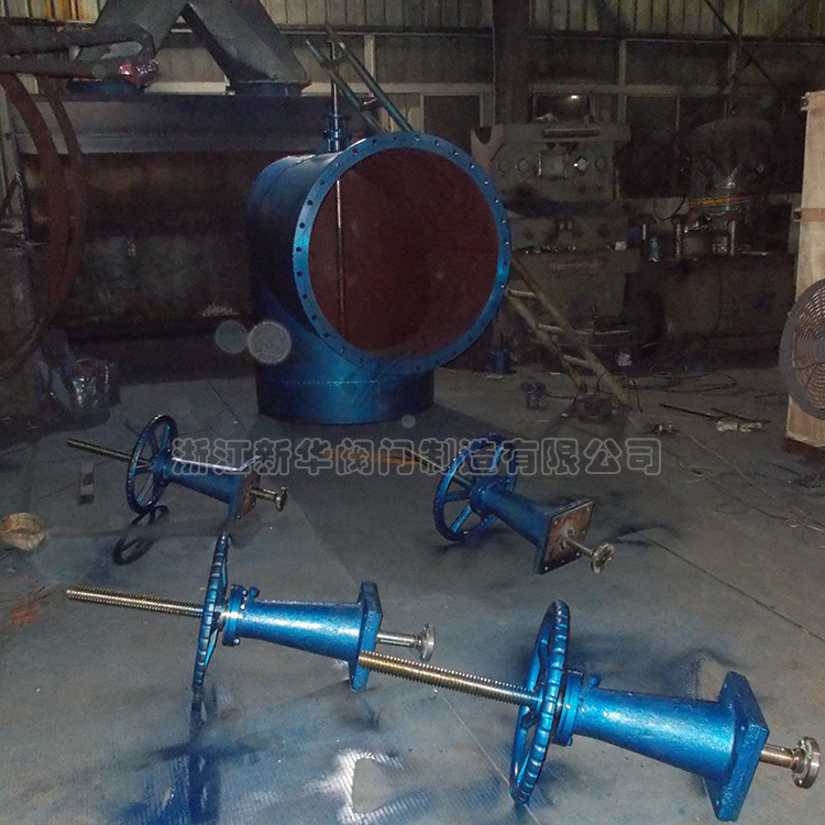 Zhejiang Xinhua Valve PZ1 PZII2 Straight-angle water distribution gate mine water well sewage treatment valves